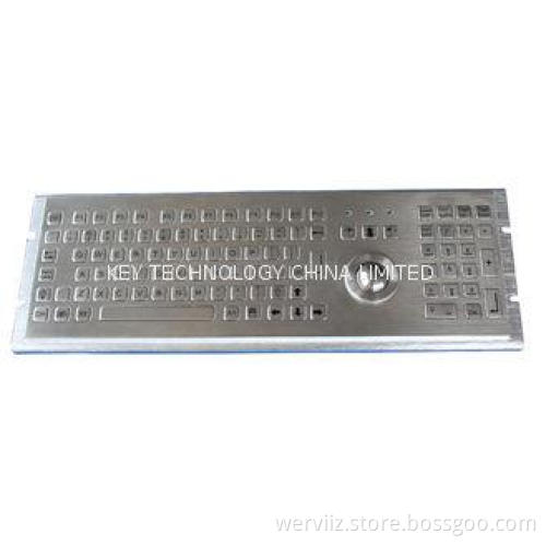 IP65 Dynamic Metal Industrial Mini Keyboard With Optical Tr